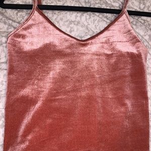 Velvet tank top